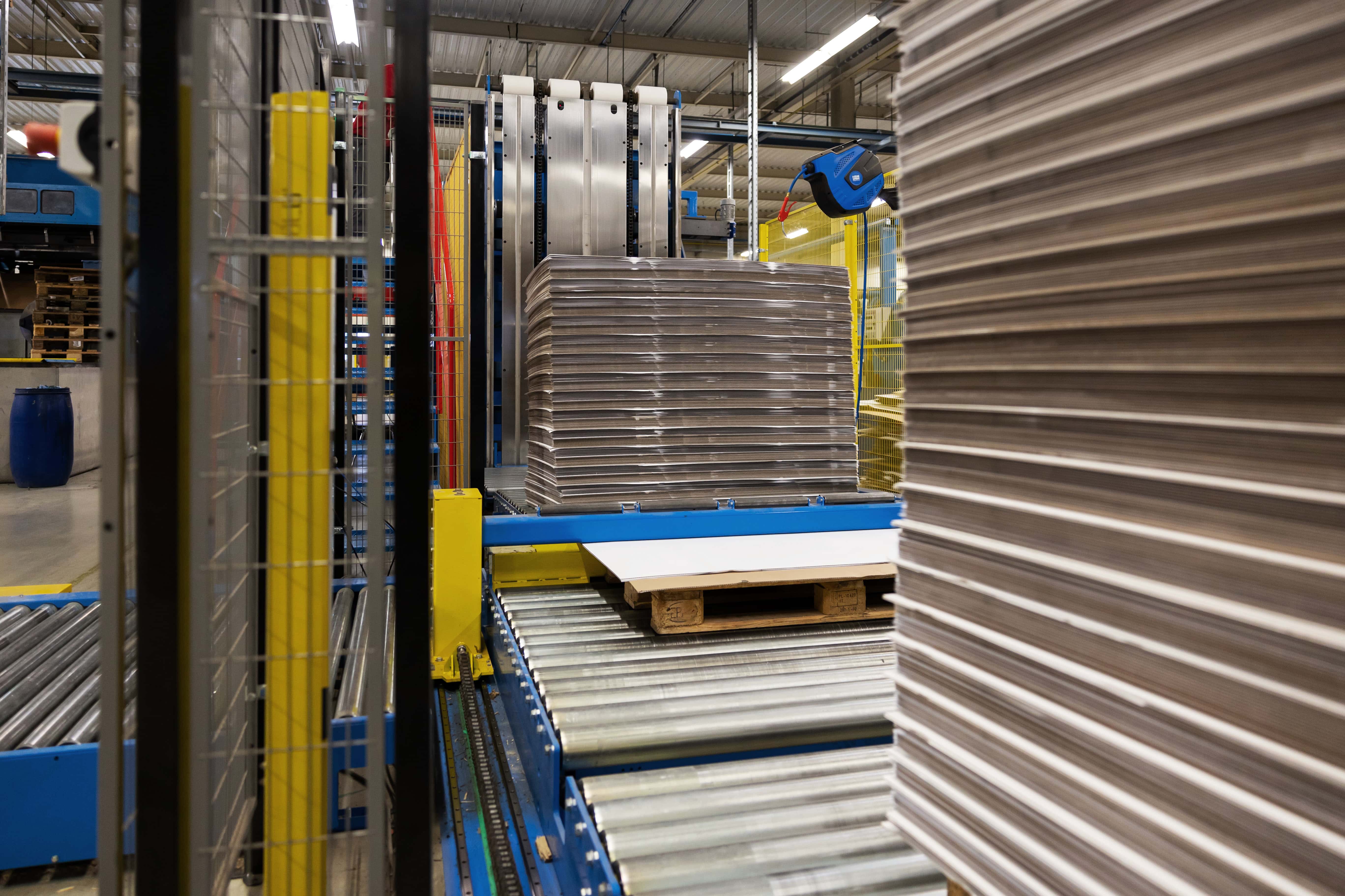 Palletsweep systeem bij Intrapec